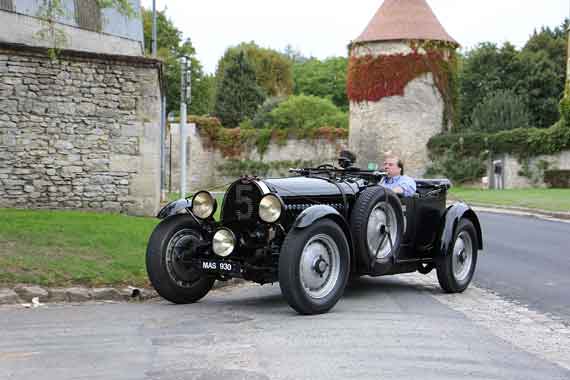 A special class was dedicated to the racing Bugattis and included this Type 50 that was entered at Le Mans in 1931, seen here during the rally on Saturday. This is the first Bugatti on which Jean Bugatti’s technical influence was very important.