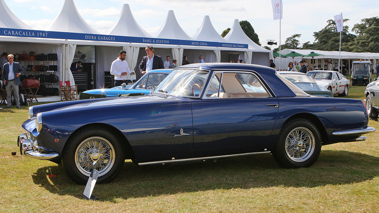 Entered by Jeff Fosker of Foskers Ferrari ,this left hand drive 1960 Ferrari 250 GT Pininfarina series two coupe chassis 1831 is a late model example with four wheel disc brakes and the outside plug 128F engine.