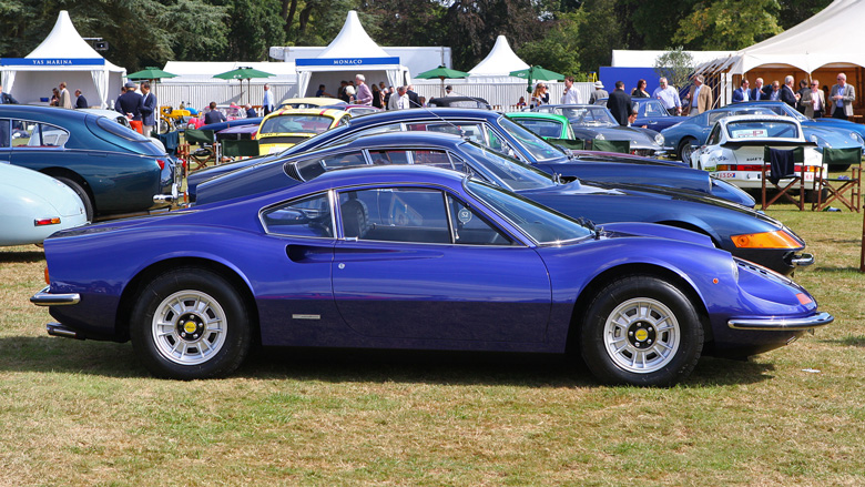 This 1972 Ferrari 246 GT chassis 04510 has recently completed an 18 month restoration by Barkaways. The car was supplied new to Peter Noon of the pop group Herman’s Hermits.