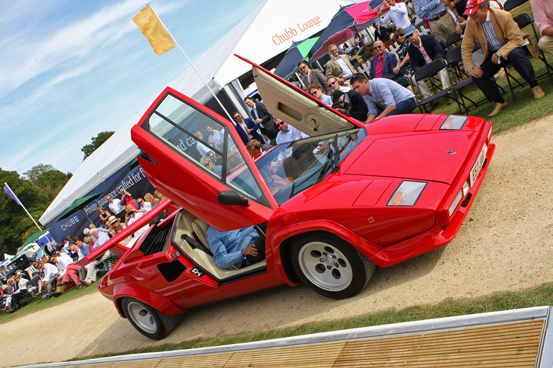 This 1987 Countach 5000 QV entered by Harry Metcalf was the London Motor Show car of that year.