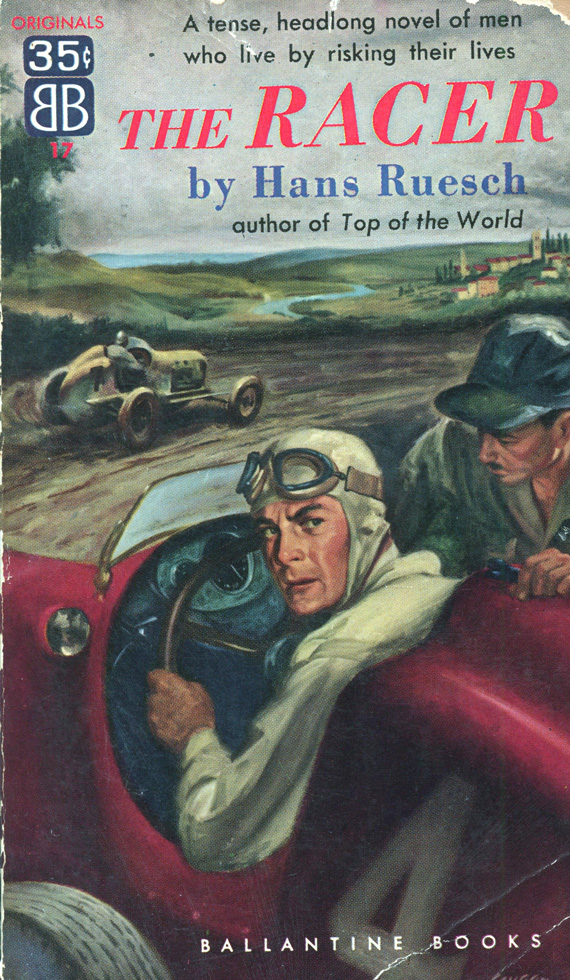The 1953 paperback Ballantine edition of Ruesch's book had a sprint car on dirt in the background.