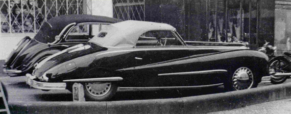 Could this really be the same car? The Rometsch at a car show in 1951.