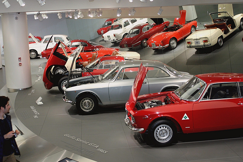 A sight one does not normally see in other museums.